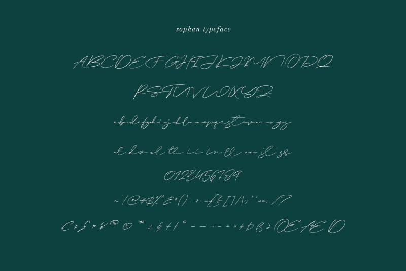 sophan-calligraphy-font