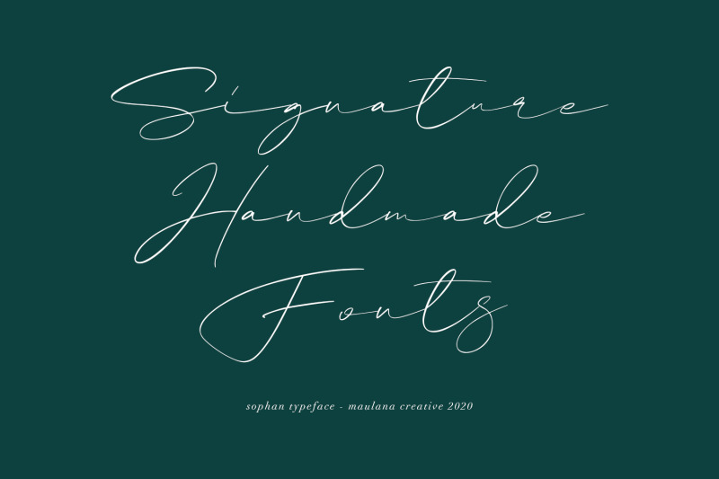 sophan-calligraphy-font
