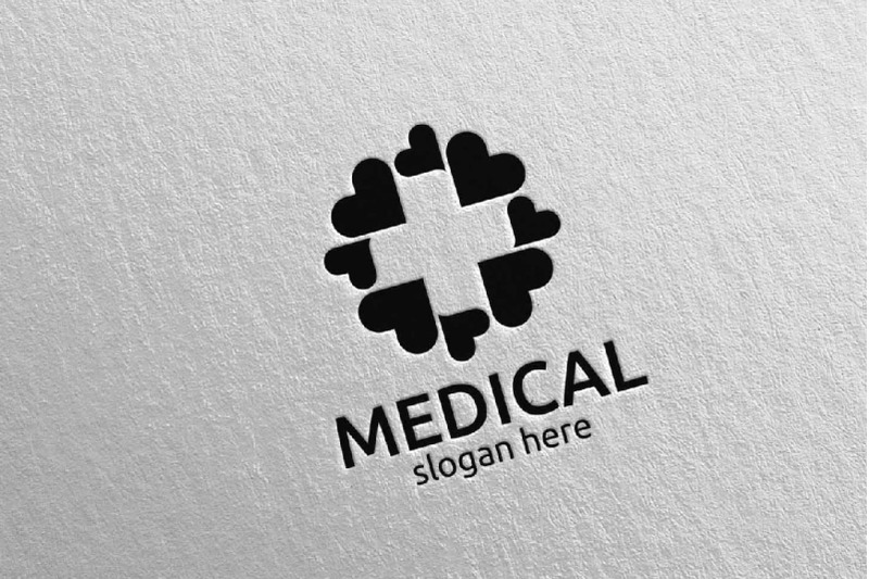 love-medical-hospital-logo-design-87