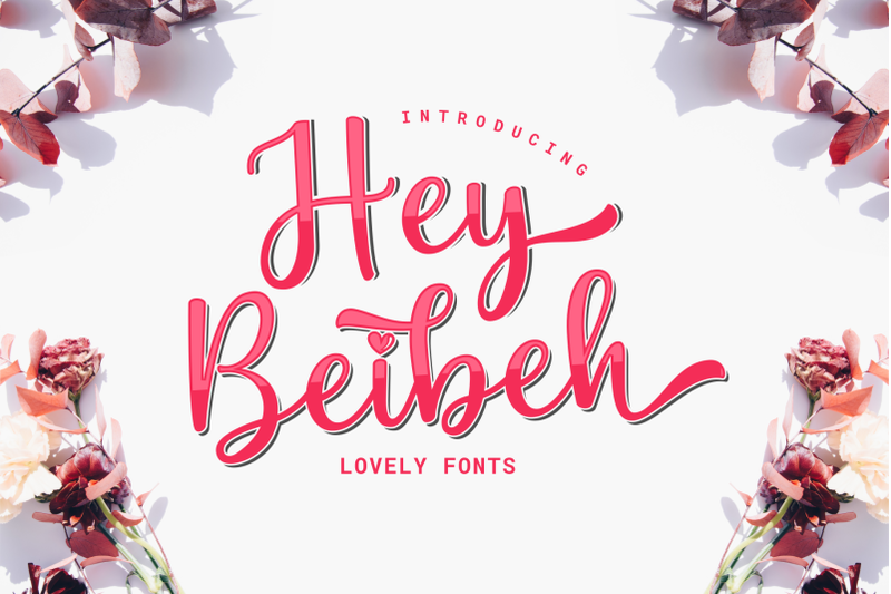 hey-beibeh-lovely-font