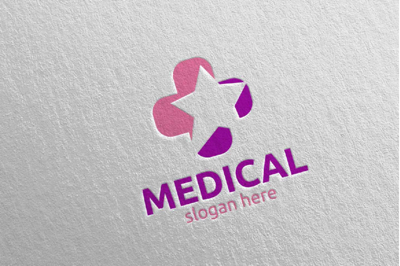 star-medical-hospital-logo-design-92