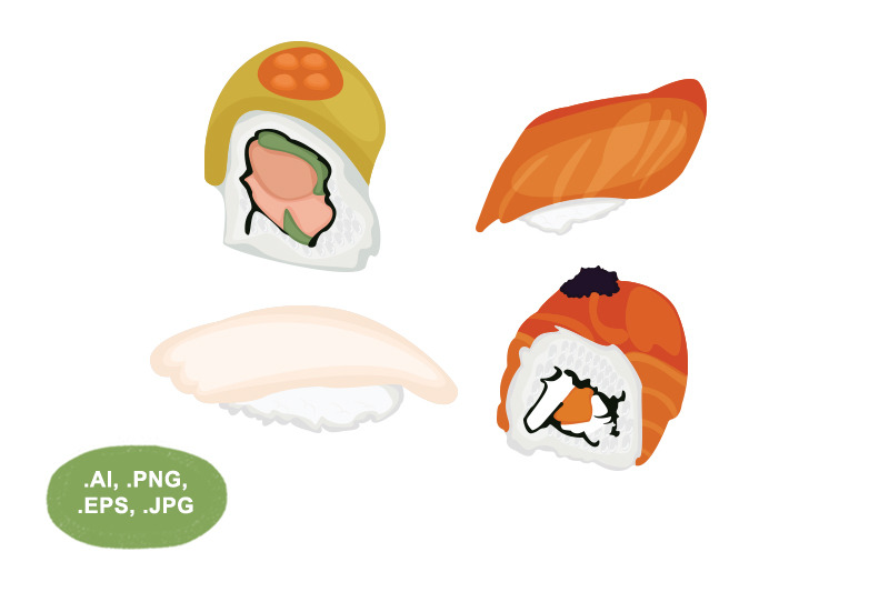sushi-vector-pack