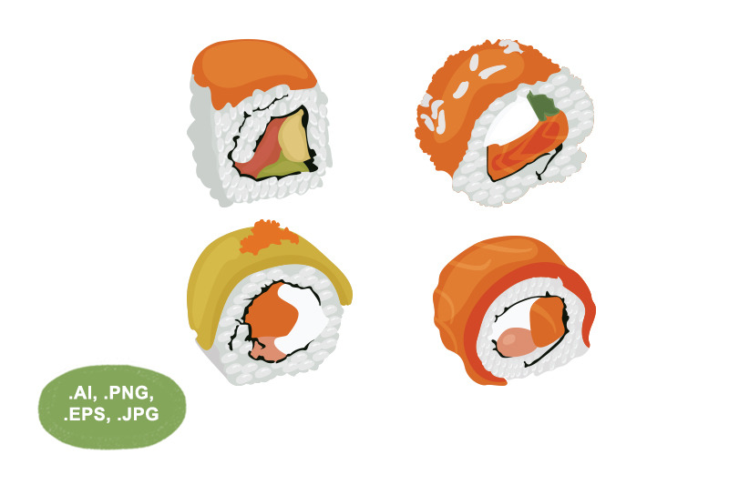 sushi-vector-pack