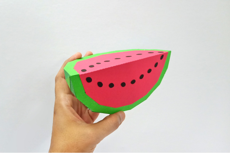 diy-watermelon-3d-papercraft