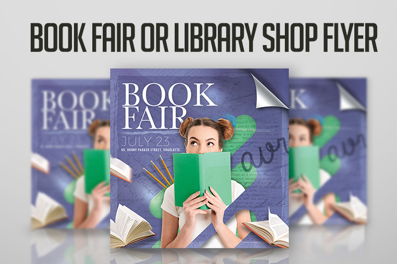 book-fair-or-library-shop-flyer