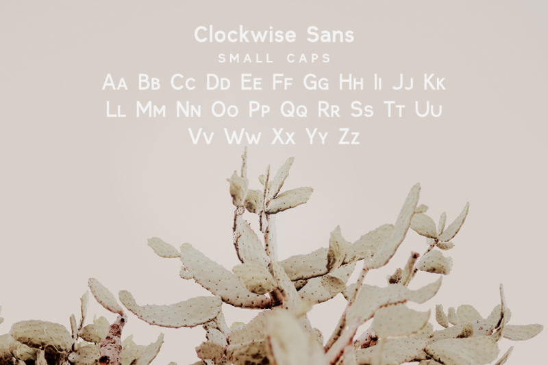 clockwise-sans-serif-font