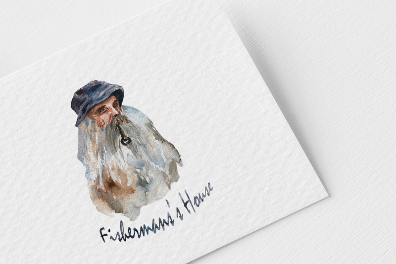 watercolor-fisherman-039-s-portrait-print-and-clip-art