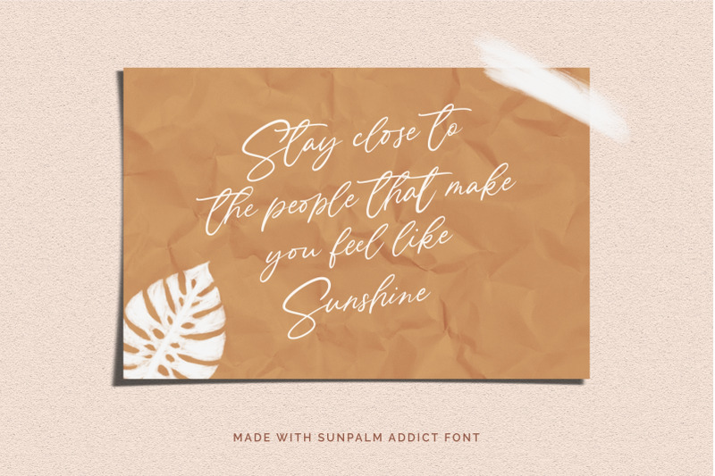sunpalm-addict-modern-calligraphy