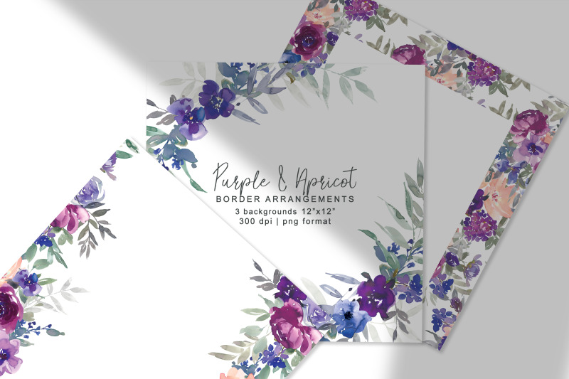 watercolor-floral-border-arrangement-set