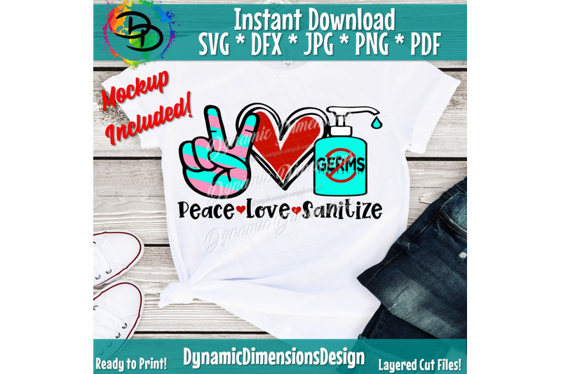 Free Free 101 Peace Love Sanitize Svg Free SVG PNG EPS DXF File
