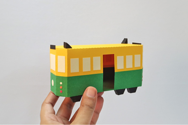diy-melbourne-tram-3d-papercraft