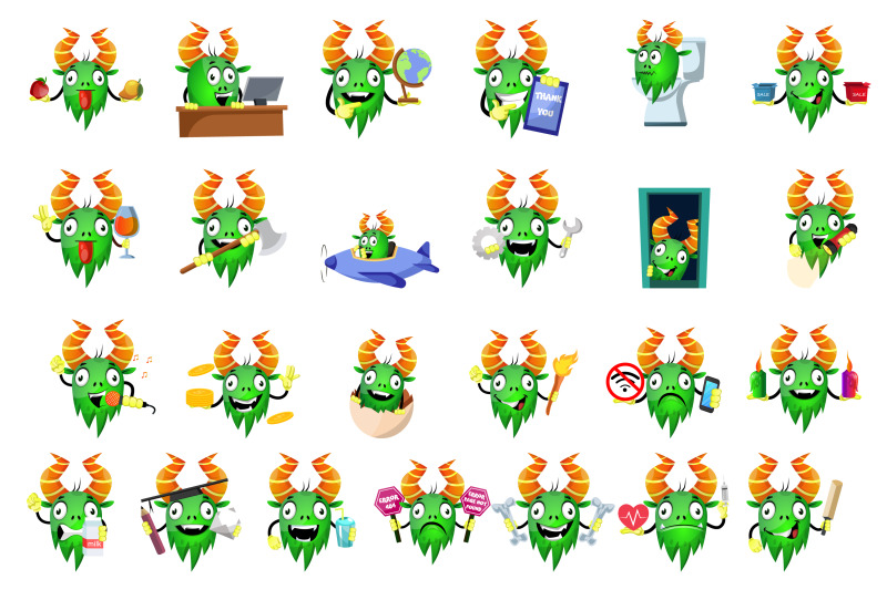 50x-monster-expressions-or-emoticon-collection-illustration