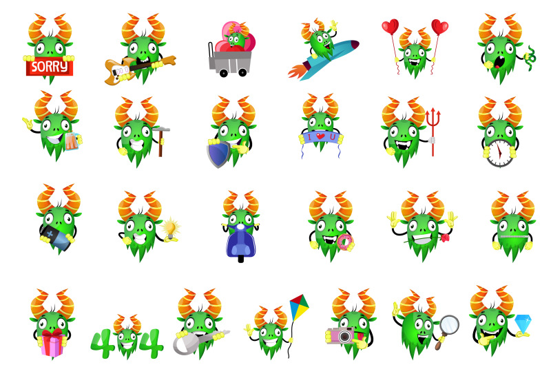 50x-monster-expressions-or-emoticon-collection-illustration