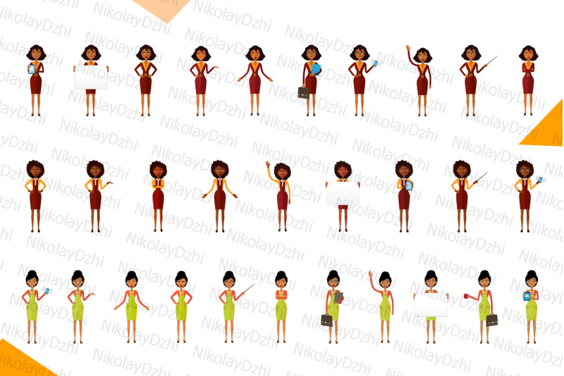 6-african-varios-women-character-vector