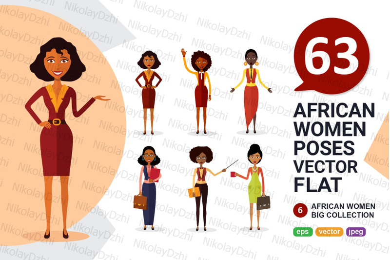 6-african-varios-women-character-vector
