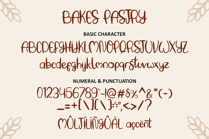 baking-pastry-handwritten-font