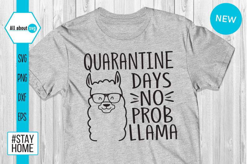 quarantine-days-no-probllama-svg-llama-svg