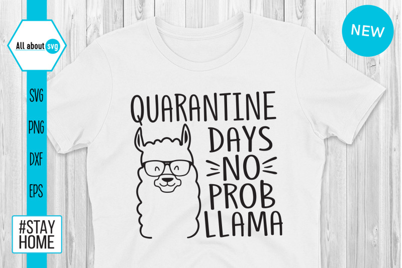 quarantine-days-no-probllama-svg-llama-svg