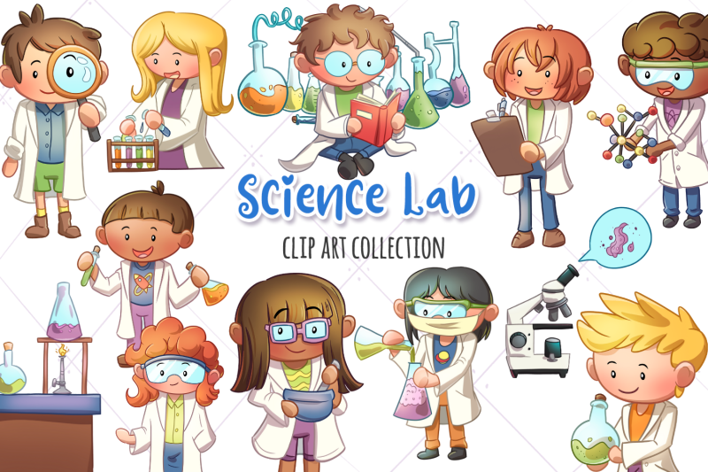 science-lab-clip-art-collection