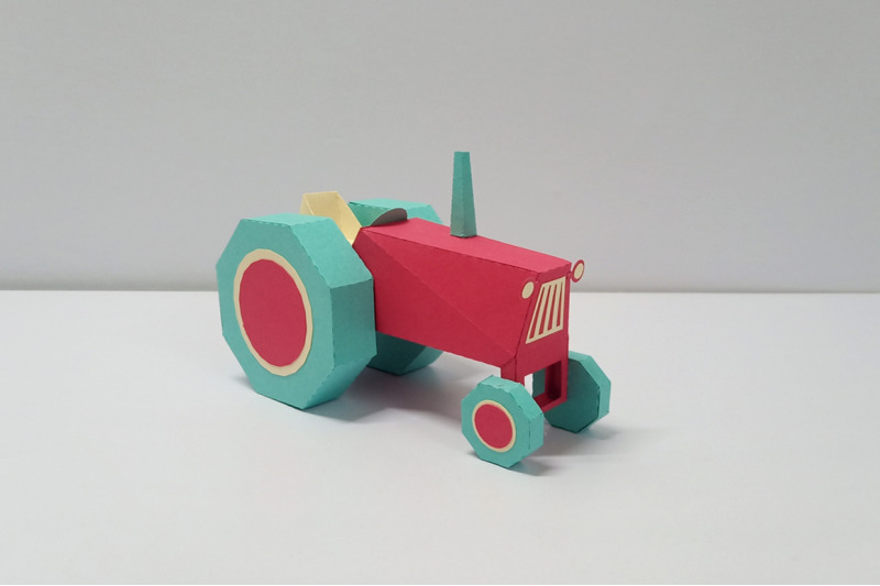 diy-farm-tractor-3d-papercraft