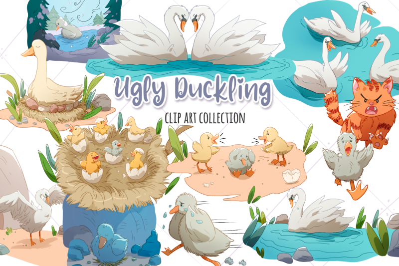 ugly-duckling-clip-art-collection