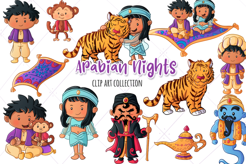 arabian-nights-clip-art-collection