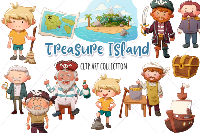 treasure-island-clip-art-collection