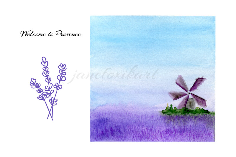 lavender-field-painting-for-travel-book-cover-or-brochure