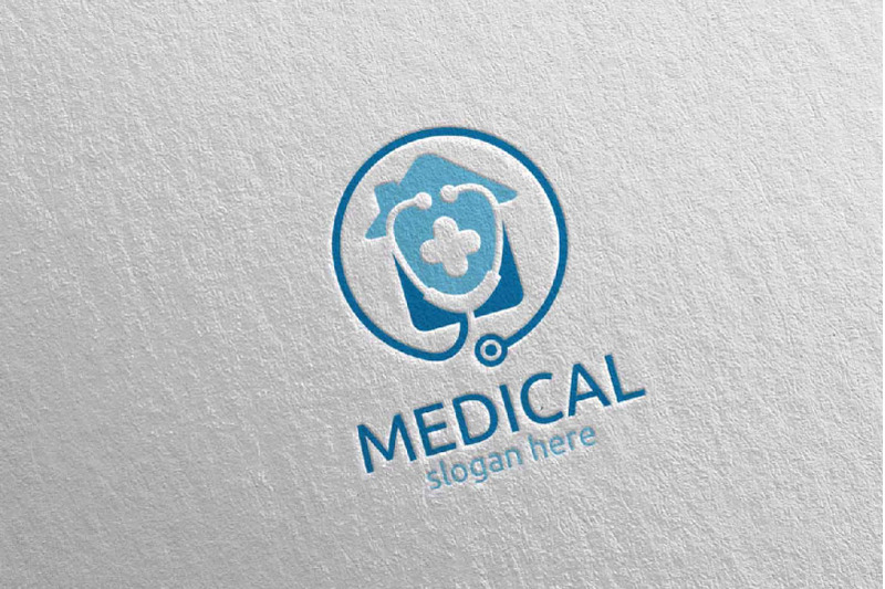 house-cross-medical-hospital-logo-design-121