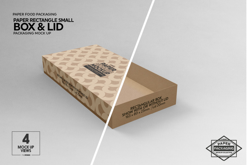 Download Small Rectangular Box & Lid Mockup By INC Design Studio ...