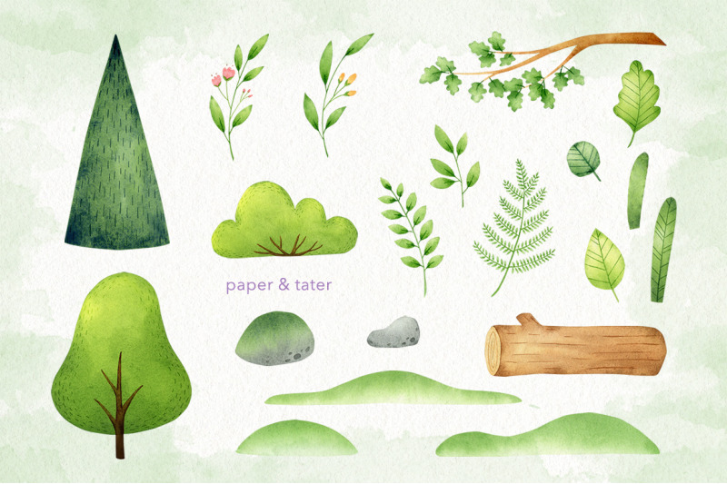 watercolor-woodland-animals-2-clipart-graphics