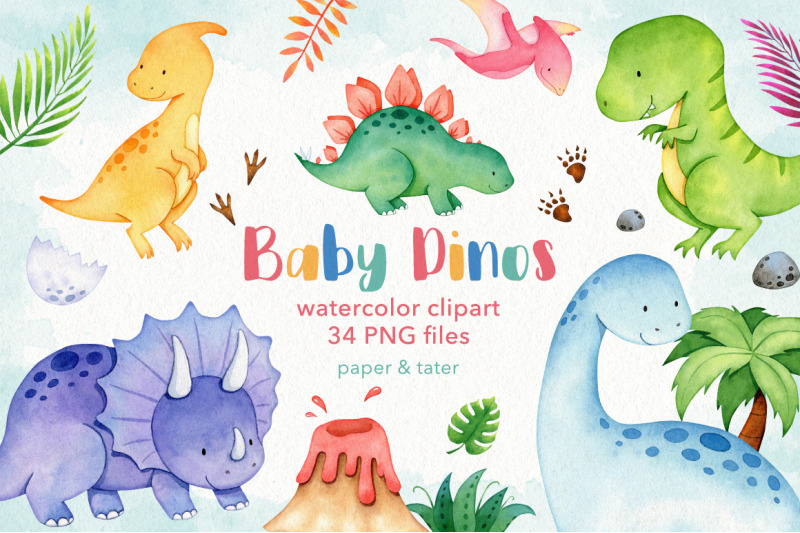 watercolor-baby-dinosaur-clipart-graphics