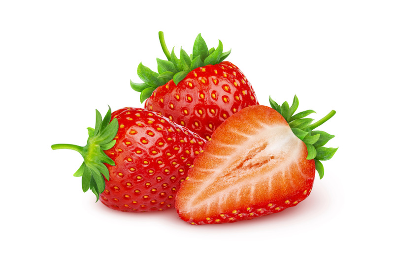 strawberry-isolated-on-white-backfround