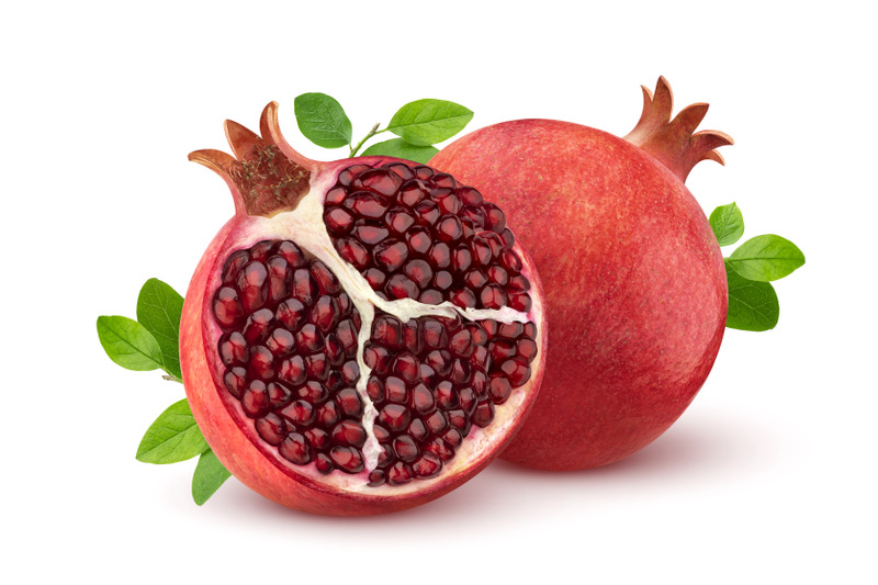 pomegranate-fruit-isolated-on-white-background