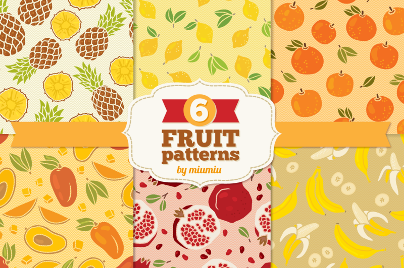 fruits-seamless-patterns