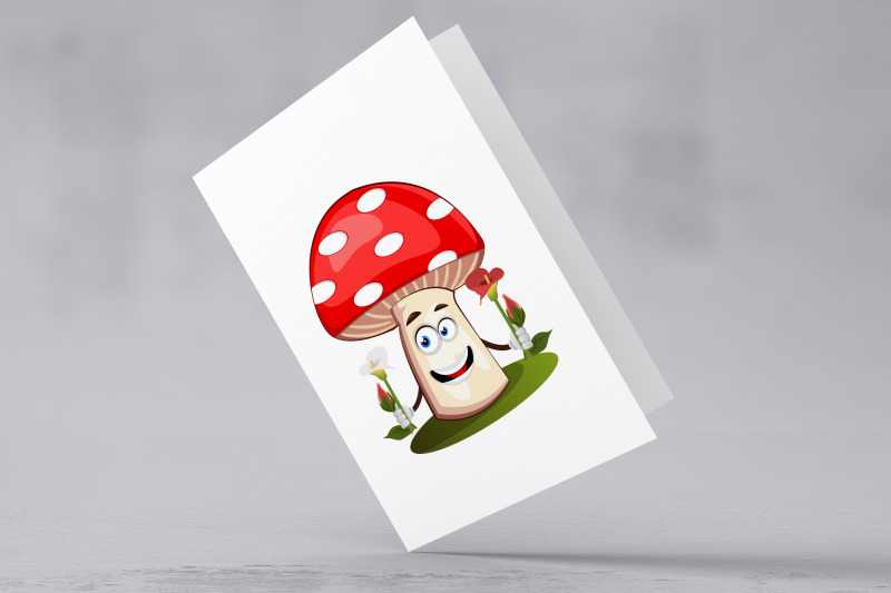 38x-mushroom-character-and-mascot-collection-illustration