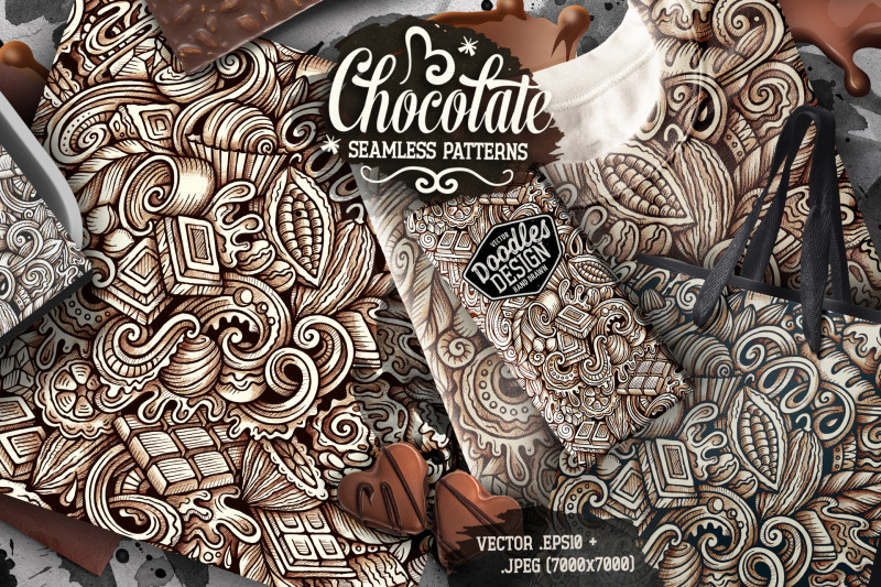 6-chocolate-graphics-doodle-patterns