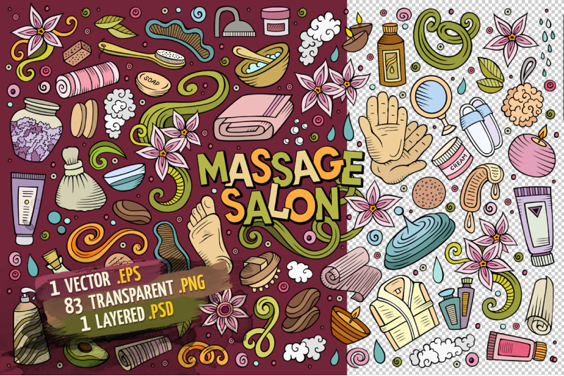massage-objects-amp-elements-set