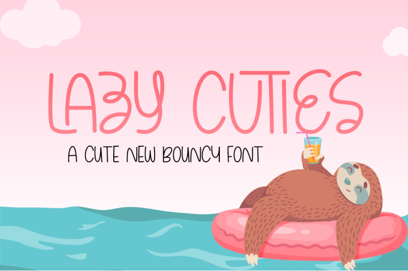lazy-cuties-font-cute-fonts-bouncy-fonts-monoline-fonts