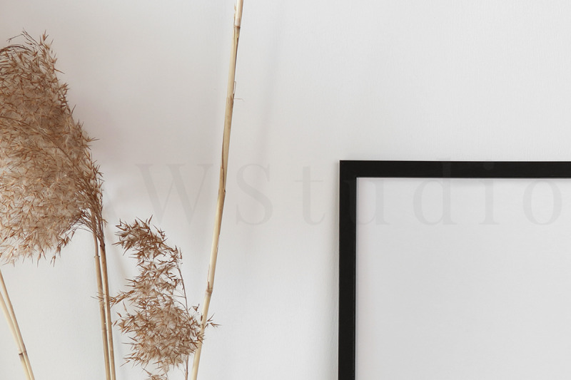 black-frame-mockup-with-straw-basket