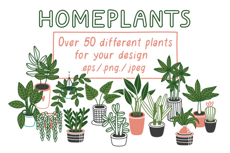 homeplants-clip-arts-collection