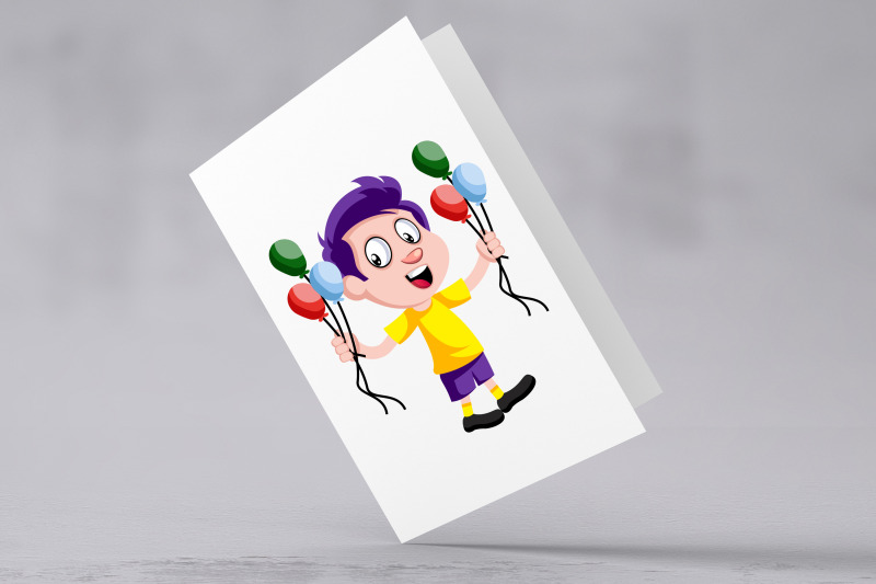 50x-purple-hair-boy-character-and-daily-life-action-collection-illustr