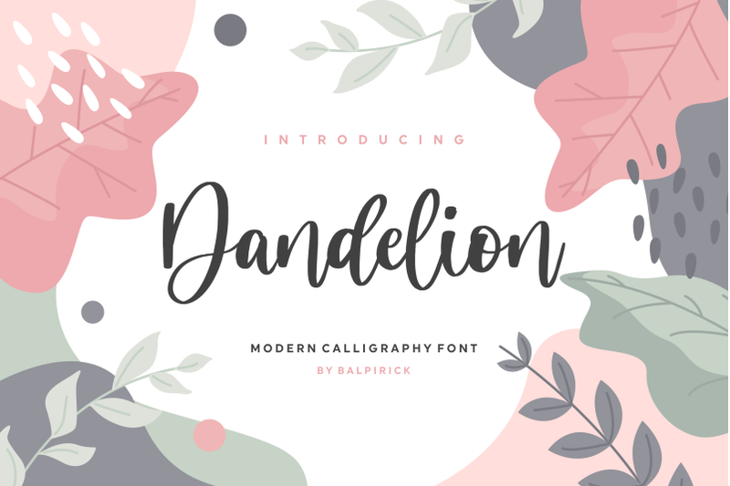 dandelion-modern-calligraphy-font