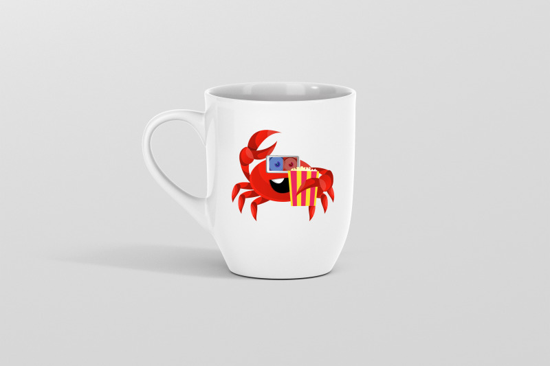 50x-crab-character-and-mascot-collection-illustration