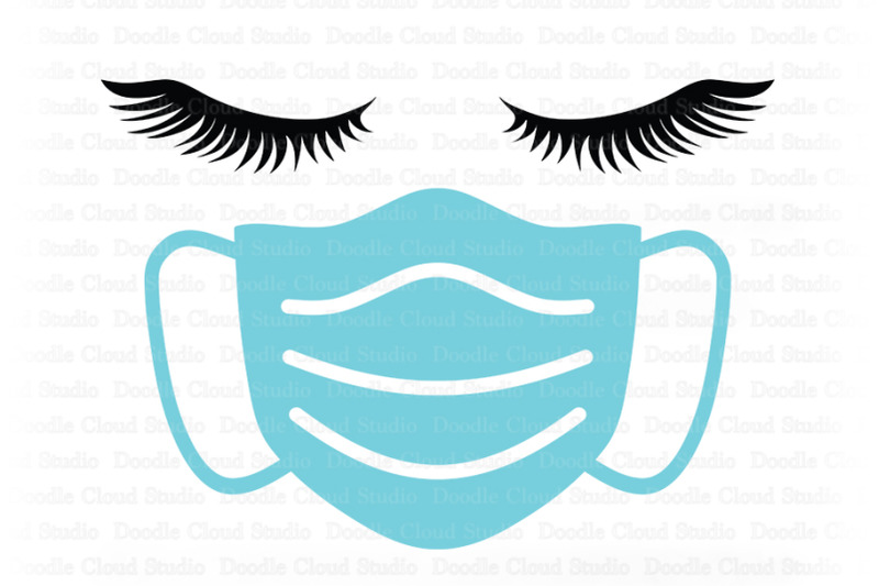 Download Quarantine SVG, Face Mask SVG, Woman Face SVG, Nurse SVG By Doodle Cloud Studio | TheHungryJPEG.com