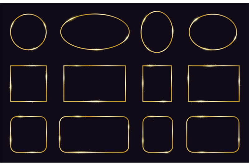 golden-frames-modern-gold-geometric-frames-elegant-gold-glowing-bord