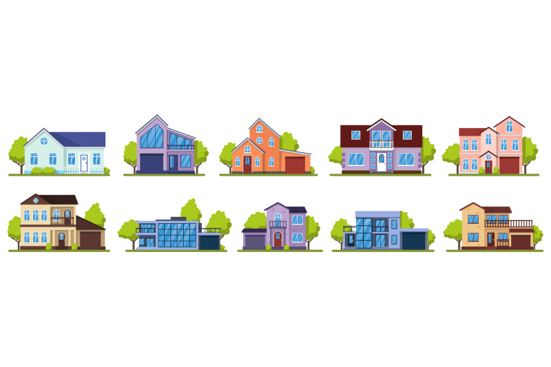 suburban-houses-living-real-estate-house-modern-country-villas-home