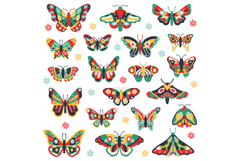 hand-drawn-butterflies-doodle-colorful-flying-butterfly-cute-drawing