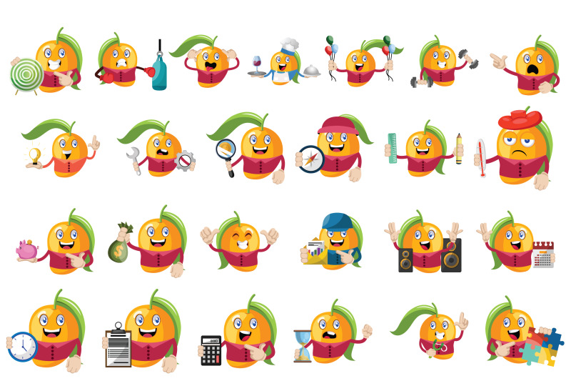 50x-mango-character-or-mascot-collection-illustration