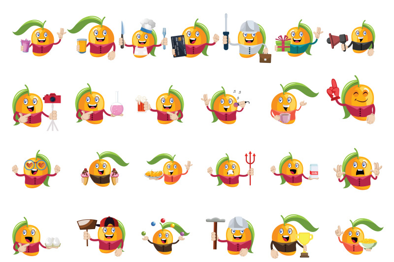 50x-mango-character-or-mascot-collection-illustration